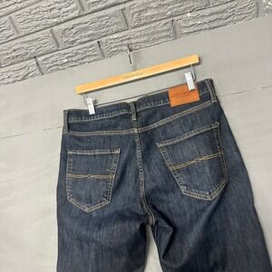 Lucky Brand 410 Athletic Slim Jeans Mens 33x32 Dark Wash Indigo Denim 7M12111
